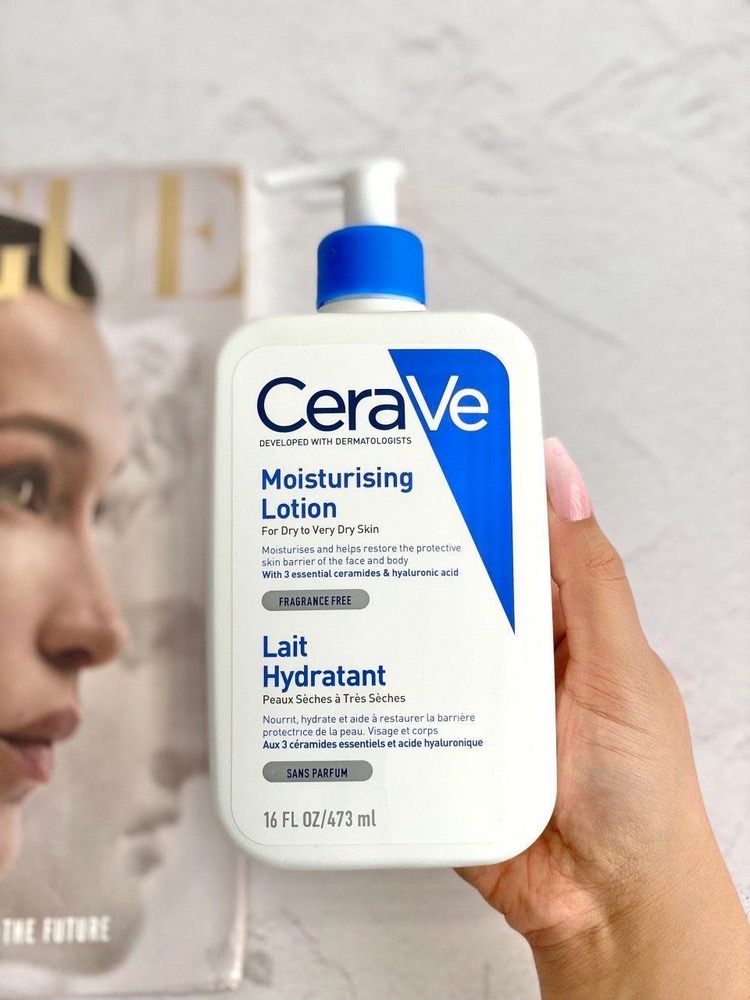لوسیون کرم مرطوب کننده صورت و بدن سراوی Cerave حجم 473 میل اصل